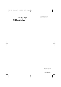 Manual Electrolux ESF43011 Dishwasher