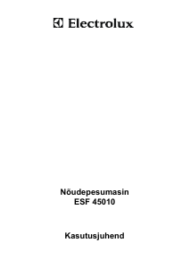 Kasutusjuhend Electrolux ESF45010 Nõudepesumasin