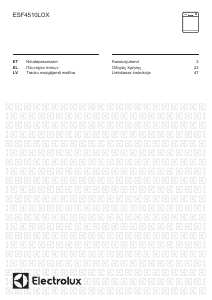 Εγχειρίδιο Electrolux ESF4510LOX Πλυντήριο πιάτων