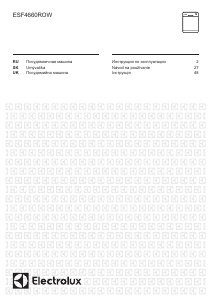 Руководство Electrolux ESF4660ROW Посудомоечная машина
