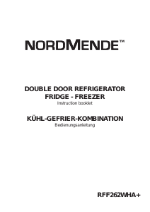 Bruksanvisning Nordmende RFF262SLA Kyl-frys