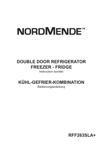 Manual Nordmende RFF263SLAPLUS Fridge-Freezer