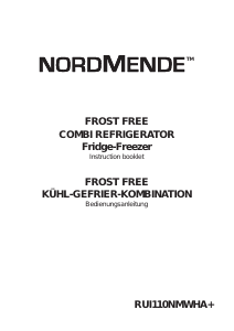 Bruksanvisning Nordmende RFF312NFSLA Kyl-frys