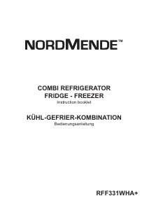 Manual Nordmende RFF331WHA Fridge-Freezer