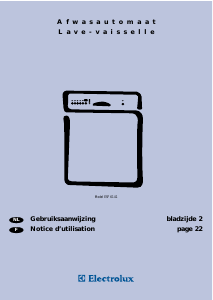 Mode d’emploi Electrolux ESF6141 Lave-vaisselle