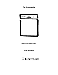 Priručnik Electrolux ESF6152 Perilica posuđa