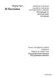 Rokasgrāmata Electrolux ESF63020 Trauku mašīna