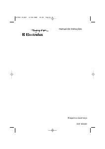 Manual Electrolux ESF65020 Máquina de lavar louça