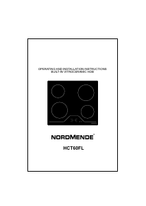 Bedienungsanleitung Nordmende HCT60FL Kochfeld