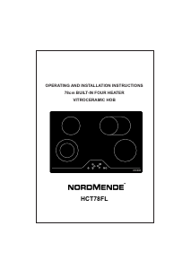 Manual Nordmende HCT78FL Hob