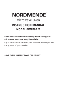 Handleiding Nordmende NM820BIX Magnetron