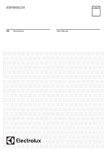 Manual Electrolux ESF9500LOX Dishwasher