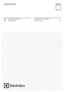 Manuál Electrolux ESG62300SW Myčka na nádobí