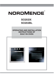 Handleiding Nordmende SO202IX Oven