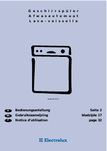 Mode d’emploi Electrolux ESI6112X Lave-vaisselle