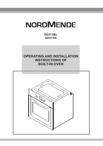 Handleiding Nordmende SO313IX Oven