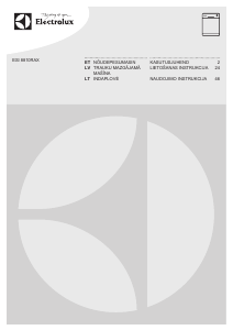 Vadovas Electrolux ESI8810RAX Indaplovė