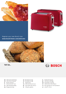 Руководство Bosch TAT3A001 Тостер