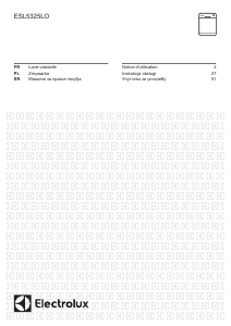 Mode d’emploi Electrolux ESL5325LO Lave-vaisselle