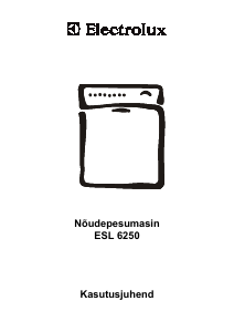 Kasutusjuhend Electrolux ESL6250 Nõudepesumasin