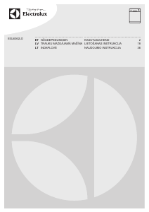 Vadovas Electrolux ESL6362LO Indaplovė