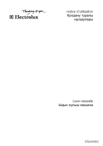 Mode d’emploi Electrolux ESL64052 Lave-vaisselle