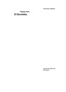 Manual Electrolux ESL68040 Maşină de spălat vase