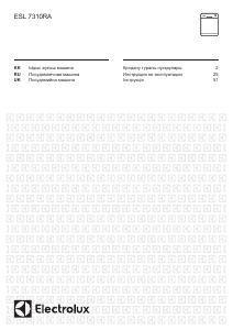 Руководство Electrolux ESL7310RA Посудомоечная машина