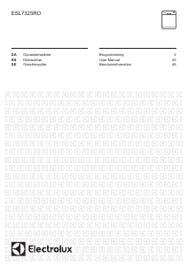 Manual Electrolux ESL7325RO Dishwasher