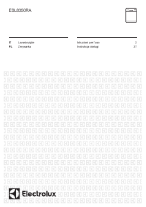 Instrukcja Electrolux ESL8350RA Zmywarka
