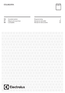 Manual de uso Electrolux ESL8820RA Lavavajillas