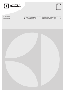 Manuale Electrolux GA556IFWE Lavastoviglie