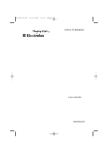 Mode d’emploi Electrolux GA55SLI301 Lave-vaisselle