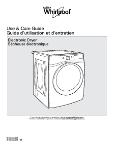 Manual Whirlpool WED87HEDW Dryer