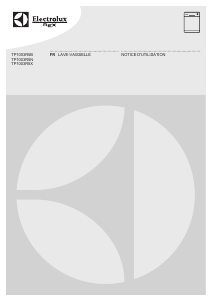 Mode d’emploi Electrolux TP1003R5B Lave-vaisselle