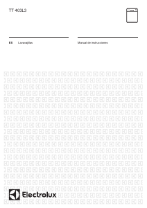 Manual de uso Electrolux TT403L3 Lavavajillas