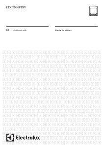 Manual Electrolux EDC2086PDW Uscător