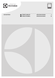 Brugsanvisning Electrolux EDH3497RDW Tørretumbler