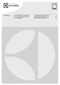 Rokasgrāmata Electrolux EDH3498RL3 Veļas žāvētājs