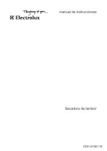 Manual de uso Electrolux EDH97961W Secadora