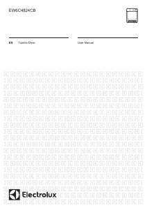 Handleiding Electrolux EW6C4824CB Wasdroger