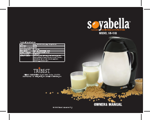 Handleiding Soyabella SB-130 Sojamelkmachine