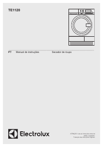 Manual Electrolux TE1120 Máquina de secar roupa