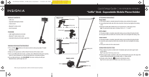 Handleiding Insignia NS-SSTK2B-C Selfiestick