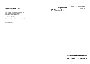 Návod Electrolux EBA60000X Presovač