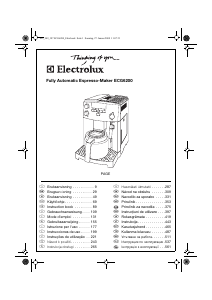 Mode d’emploi Electrolux ECG6200 Machine à expresso