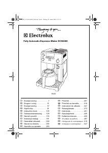 Kasutusjuhend Electrolux ECG6400 Espressomasin