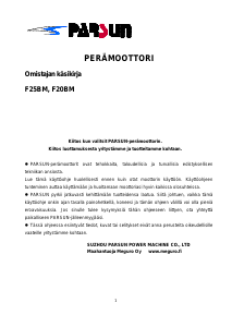 Käyttöohje Parsun F20BM Perämoottori