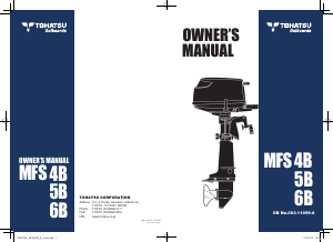 Handleiding Tohatsu MFS6B Buitenboordmotor