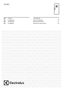 Bedienungsanleitung Electrolux CI1001 Gefrierschrank